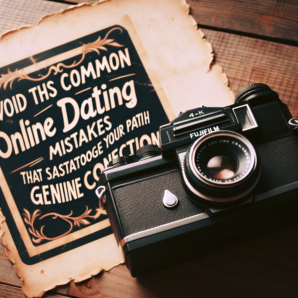 Avoid These Common Online Dating Mistakes That Sabotage Your Path to Genuine Connection