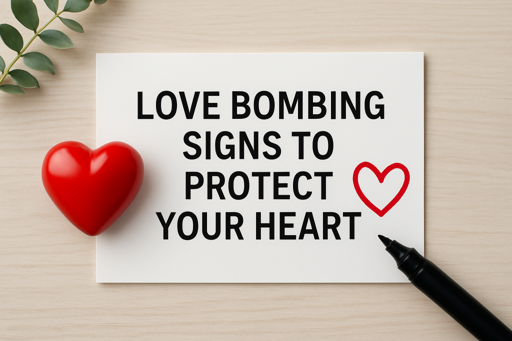 love bombing signs