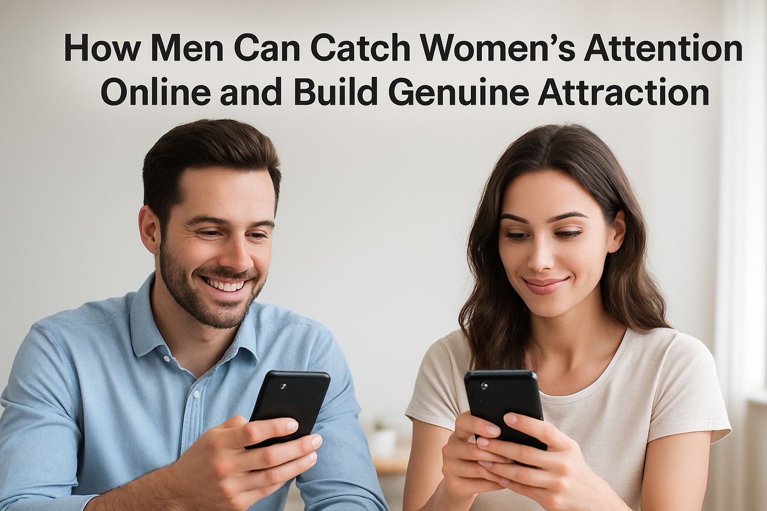 how men attract women online