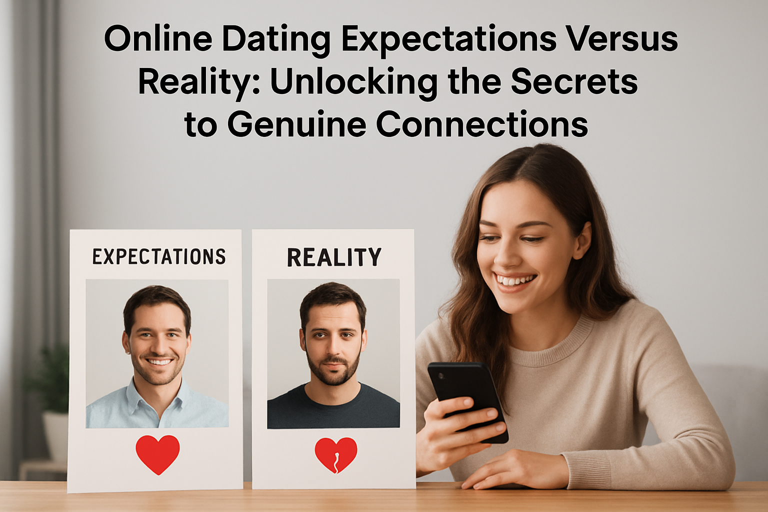 online dating expectations versus reality